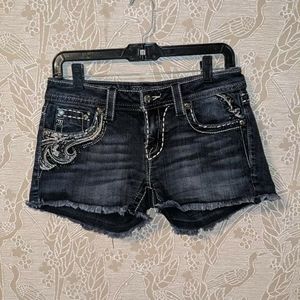 Miss Me Embellished Denim Shorts